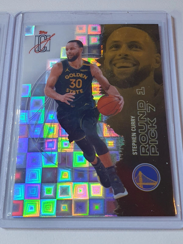Lot of 2 x 2025 Topps Signature Class Stephen Curry Holo Variations - Rare