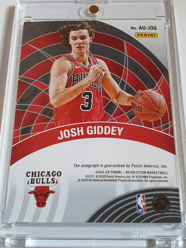 2024 Panini Revolution Josh Giddey AUTO #AU-JOG Autograph - Ready to Grade