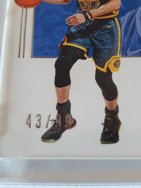 2018 Panini Encased Stephen Curry #PATCH /99 Game Worn Jersey - Rare