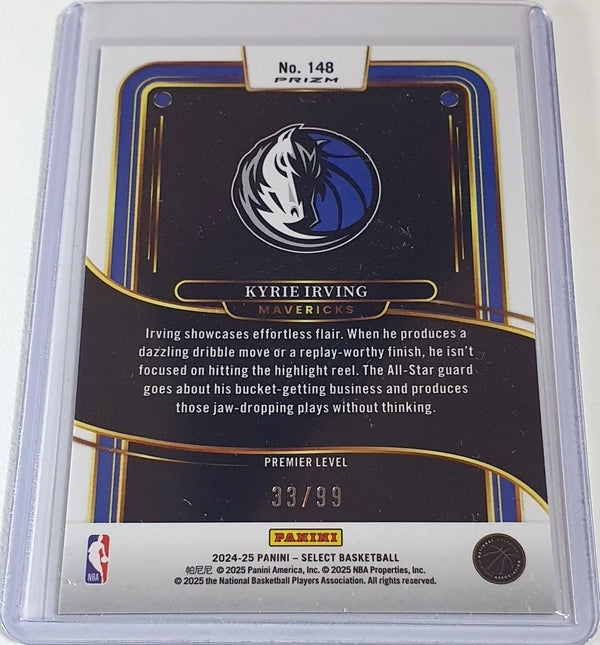 2024 Panini Select Kyrie Irving #148 PURPLE /99 Holo - Ready to Grade
