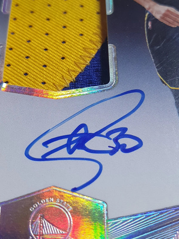 2021 Eminence Stephen Curry #PATCH AUTO GOLD /10 On Card Autograph Panini Sealed