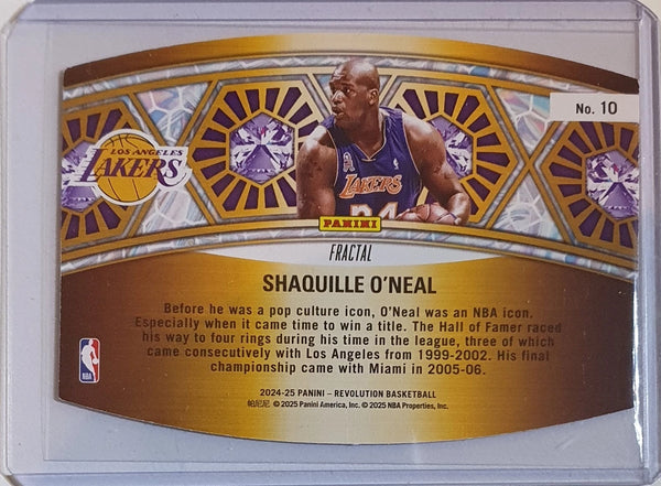 2024 Panini Revolution Shaquille O'Neal #10 FRACTAL Holo Ring Bearers - Rare