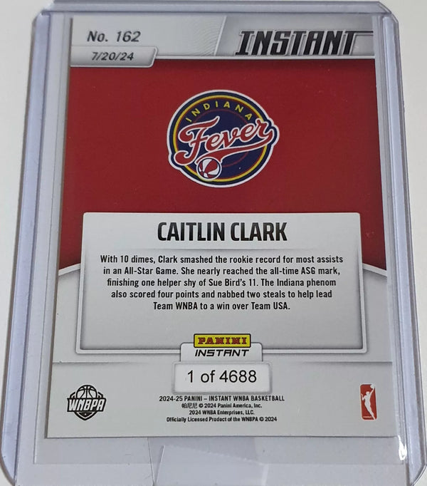 2024 Panini Instant WNBA Caitlin Clark Rookie #162 /4688 RC - Ready to Grade