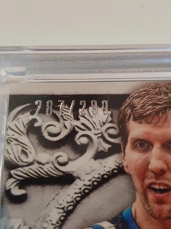 2013 Panini Crusade Dirk Nowitzki #PATCH /299 Game Worn Jersey - Ready to Grade