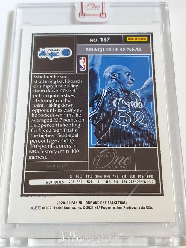 2020 Panini One and One Shaquille O'Neal #157 HOLO /99 - Panini Factory Sealed