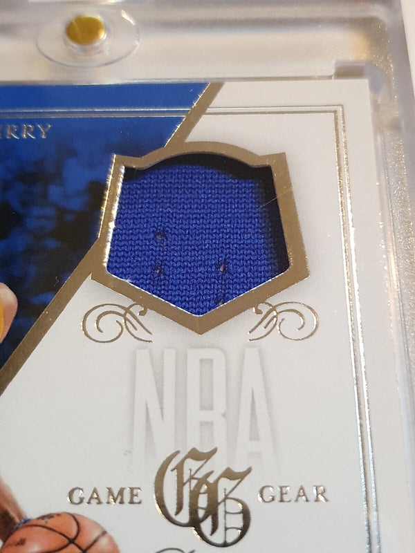 2013 National Treasures Stephen Curry #PATCH /99 Game Worn Dual Jerseys - Rare