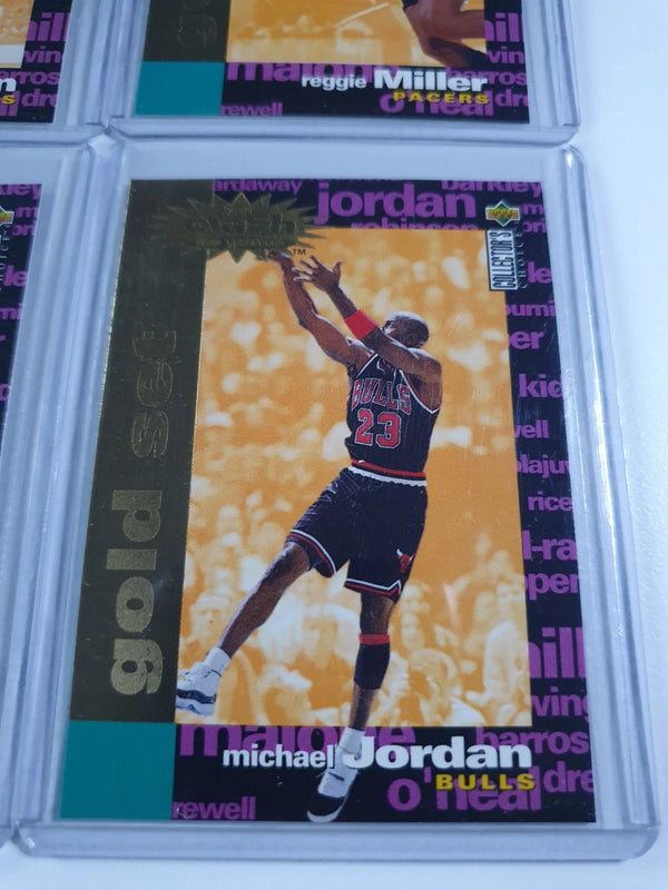 1995 Upper Deck Michael Jordan GOLD SET Crash the Game (Complete Set 30 Cards)