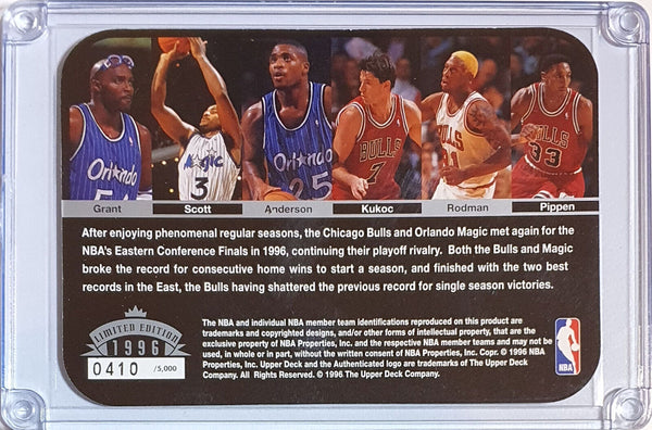 1996 Upper Deck Chicago Bulls Orlando Magic /5000 East Finals - Michael Jordan