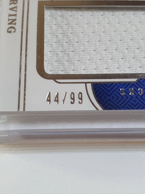 2024 Panini National Treasures Kyrie Irving #PATCH /99 Game Worn Jumbo Jersey