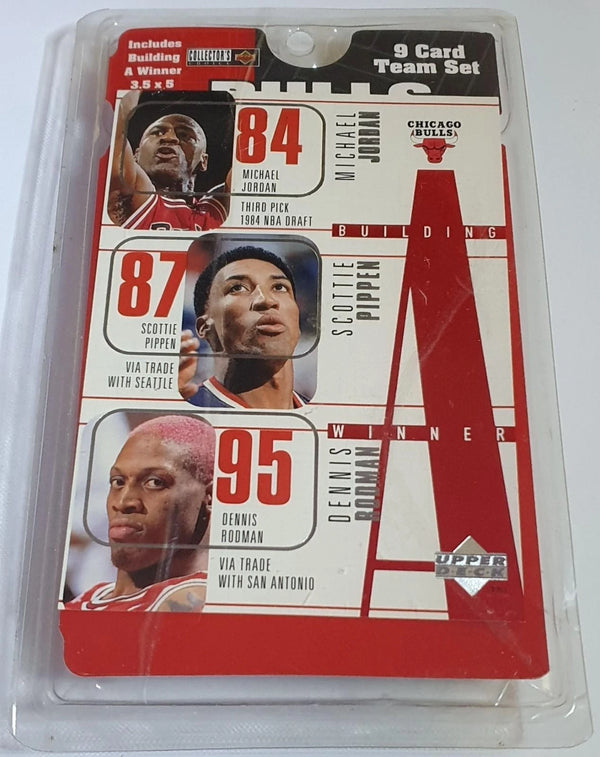 1996 Upper Deck Collector's Choice Chicago Bulls Team Set Michael Jordan Sealed