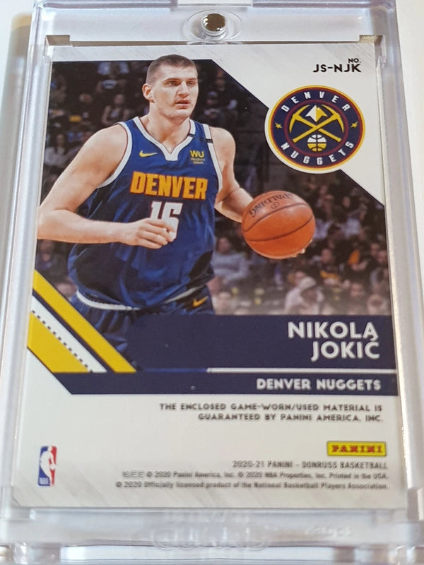 2020 Panini Donruss Nikola Jokic #PATCH Game Worn Jersey Swatch - Ready to Grade