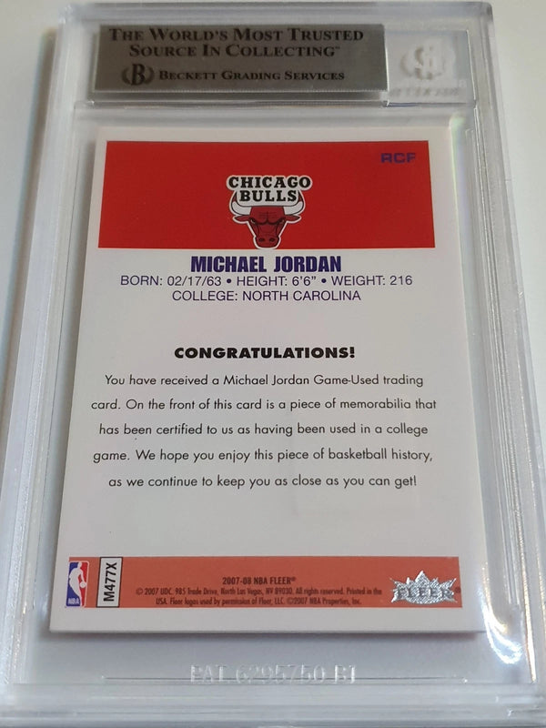 2007 Fleer Michael Jordan GAME USED FLOOR 