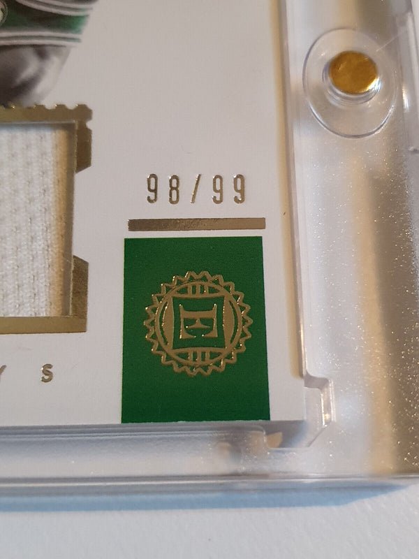 2017 Panini Encased Kyrie Irving TRIPLE PATCH /99 Game Worn Jerseys - Rare