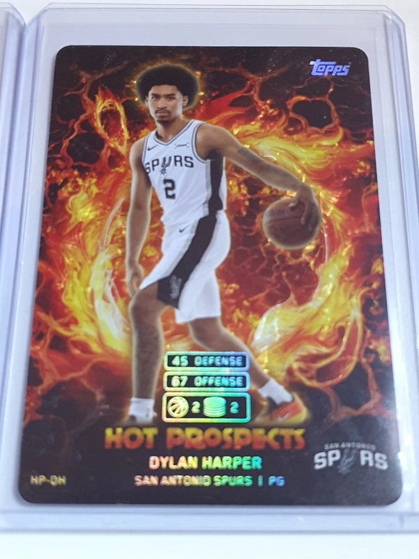 2025 Topps Match Attax Dylan Harper Lot of 2 x Rookie #122 (BLUE) #HP-DH - Rare