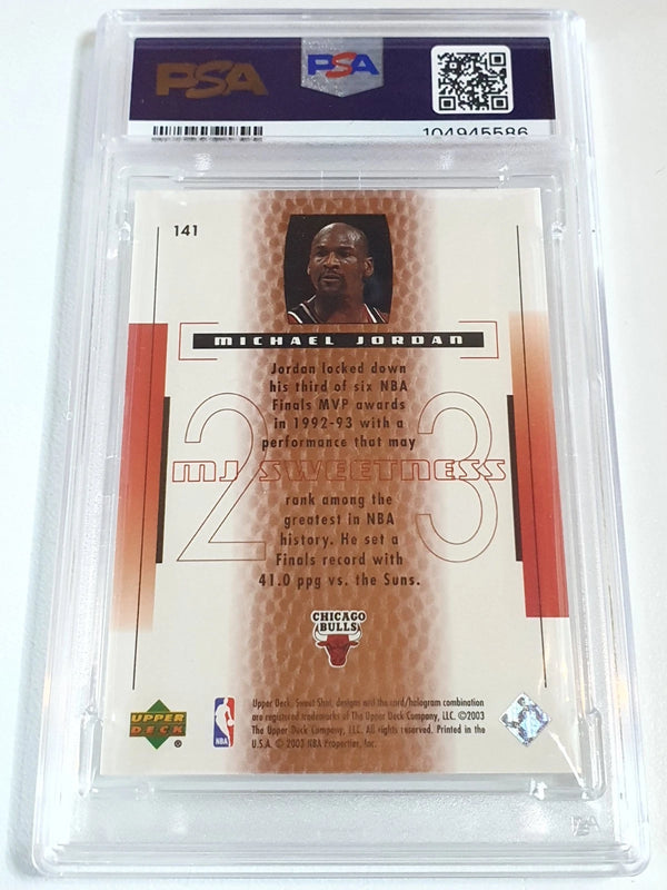 2003 UD Sweet Shot Michael Jordan #141 /799 MJ Sweetness - PSA 9 (POP 20)
