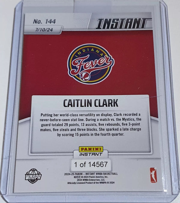 2024 Panini Instant WNBA Caitlin Clark Rookie #144 /14567 RC - Ready to Grade