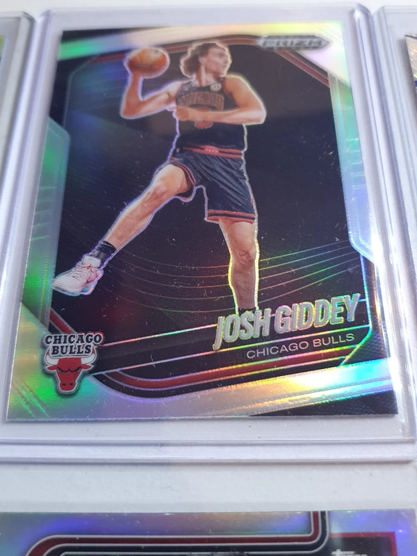 Josh Giddey (Bulls) Lot of 7 x Cards Holos Color Variants - Ready to Grade