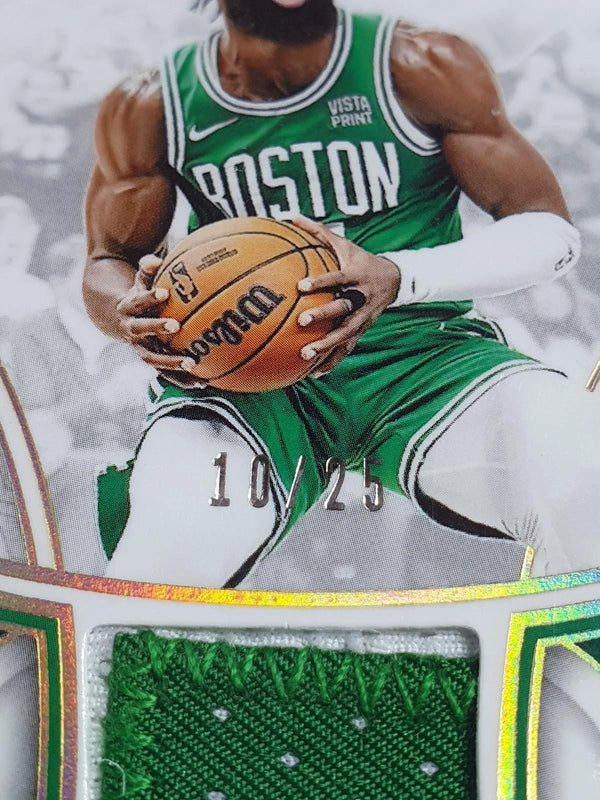 2023 Panini National Treasures Jaylen Brown #PATCH PRIME /25 Game Worn Jersey