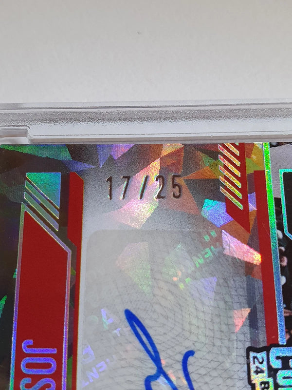2024 Silhouette Josh Giddey AUTO FINALS TICKET /25 Autograph (Bulls) Cracked Ice