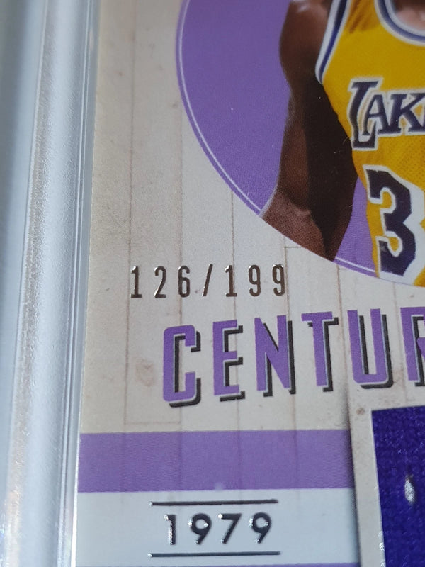 2014 Panini Threads Magic Johnson #PATCH /199 Game Worn Jersey - Ready to Grade