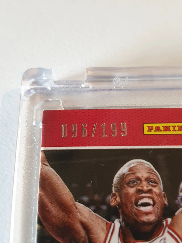 2012 Panini Limited Dennis Rodman #PATCH /199 Game Worn Jersey - Rare