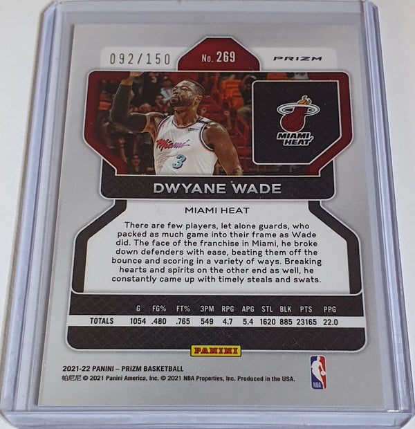 2021 Panini Prizm Dwyane Wade #269 PREMIUM FACTORY SET /150 Holo - Rare