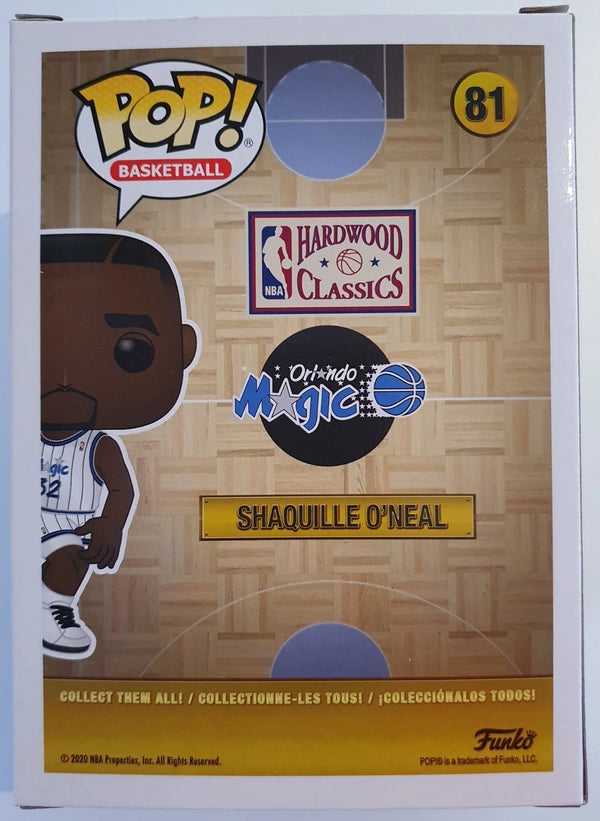 Shaquille O'Neal Funko Exclusive Figure #81 (Hardwood Classic) - With Protector