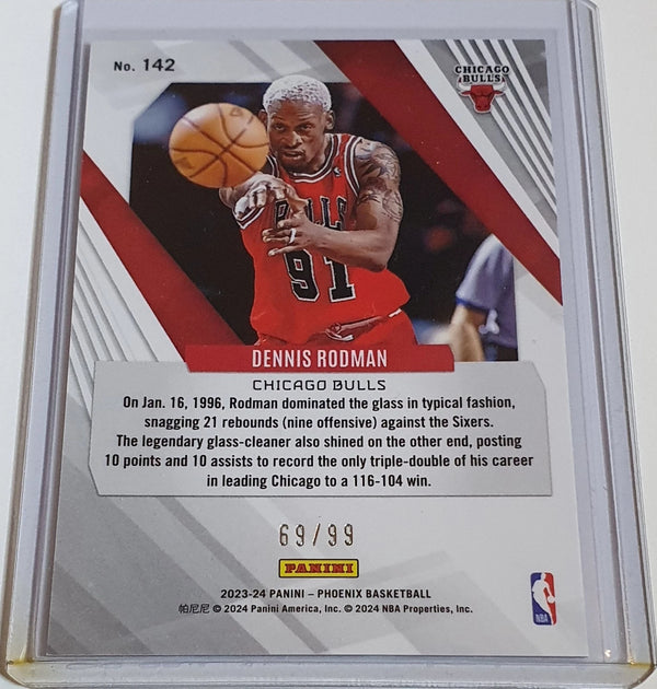2023 Panini Phoenix Dennis Rodman #142 ORANGE /99 Holo - Ready to Grade