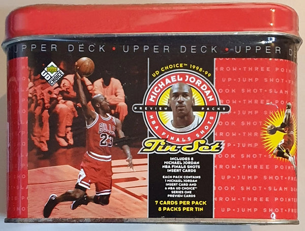 1998 Upper Deck Michael Jordan NBA Finals Shots Tin Set- Factory Sealed
