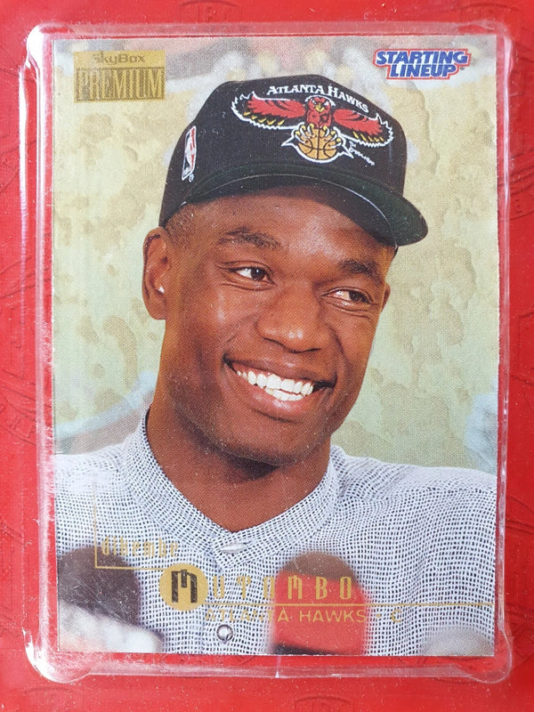 1996 Kenner Starting Lineup Dikembe Mutombo Figurine - Sealed Figure & Card