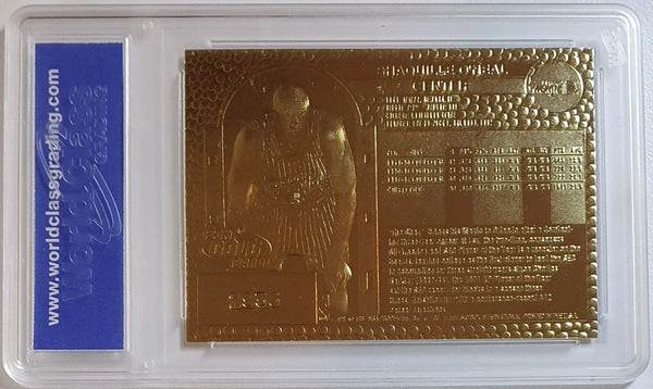 1998 Fleer 23KT Gold Shaquile O'Neal 1992-93 Rookie Signature Series Gem Mint 10