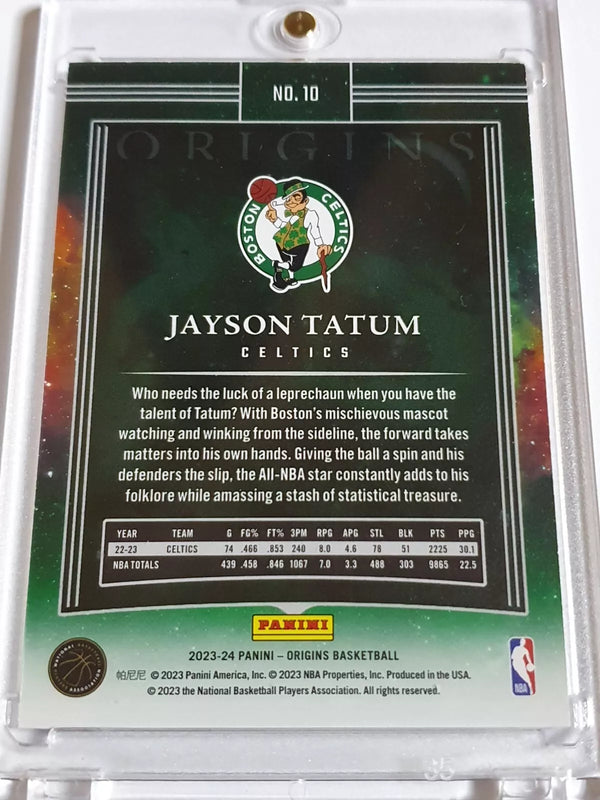 2023 Panini Origins Jayson Tatum #10 BLUE /99 Edition - Ready to Grade