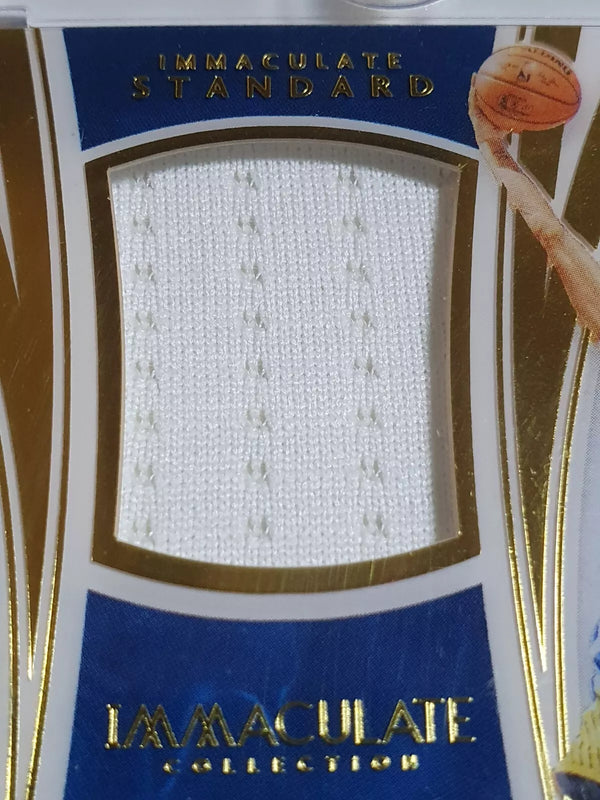 2015 Panini Immaculate Stephen Curry #PATCH /75 Game Worn Large Jersey - Rare