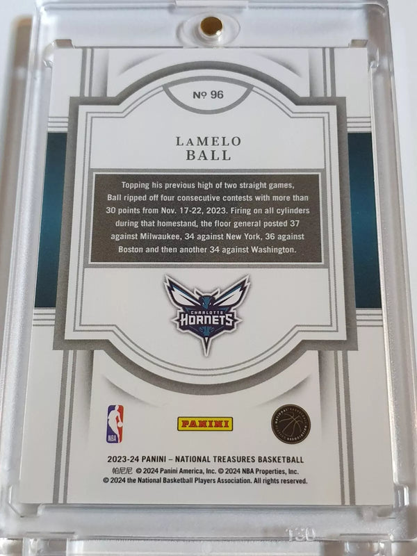 2023 Panini National Treasures Lamelo Ball #96 SILVER /99 - Ready to Grade