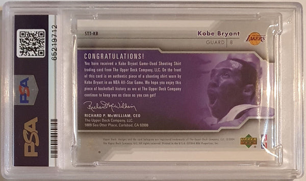 2004 Upper Deck Kobe Bryant #PATCH All-Star Threads - PSA 9 (POP 11)