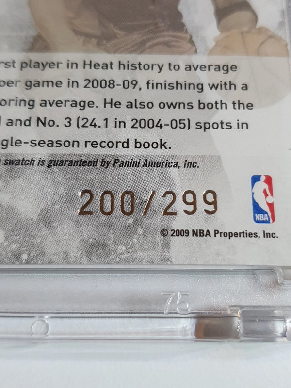 2009 Panini Rookies & Stars Dwyane Wade #PATCH /299 Game Worn Jersey - Rare