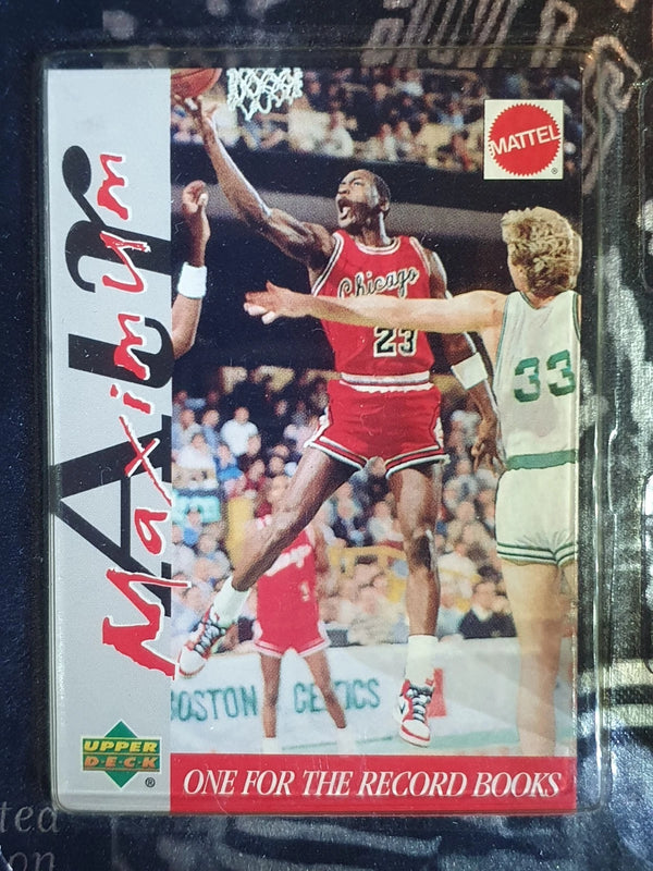 1999 Upper Deck Mattel Michael Jordan Hoops Highlights 3 - Sealed Figure & Card