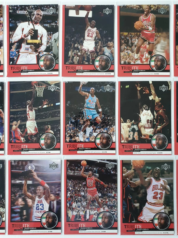 Lot of 27 x 1999 Upper Deck Michael Jordan Tribute to Michael Jordan - Rare