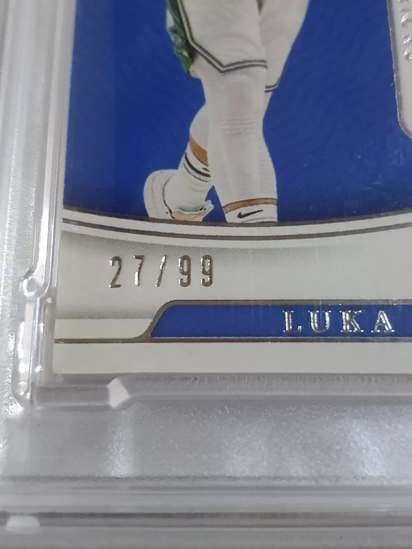 2021 National Treasures Luka Doncic #PATCH /99 Game Jersey - PSA 10 (POP 3)