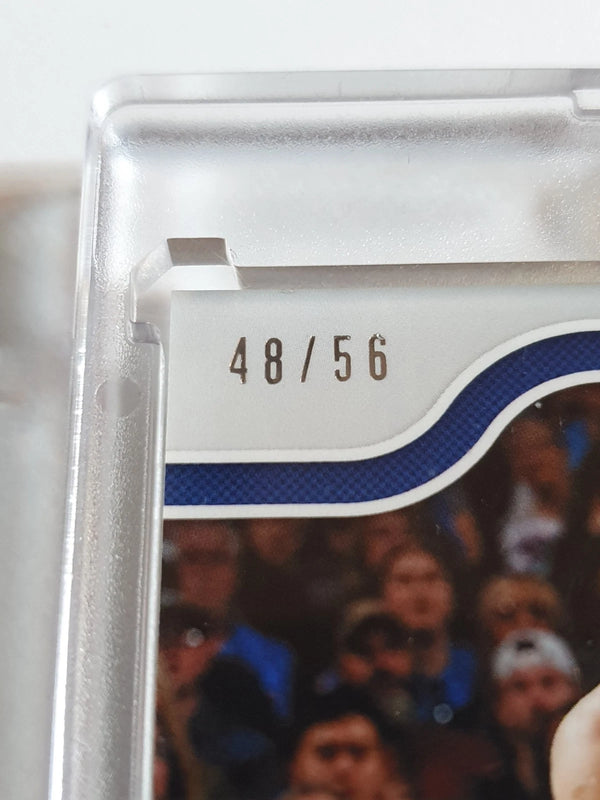 2019 Prizm Dirk Nowitzki #PATCH GREEN CRACKED ICE /56 Game Worn Jersey - Rare