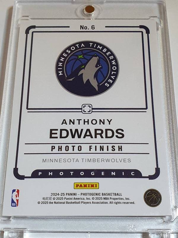 2024 Panini Photogenic Anthony Edwards #6 WEDGES /49 Holo - Ready to Grade