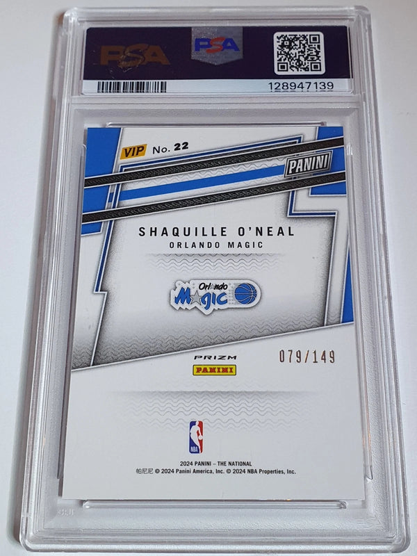 2024 Panini NSCC VIP Gold Shaquille O'Neal #22 RED SPARKLE /99 - PSA 9 (POP 1)