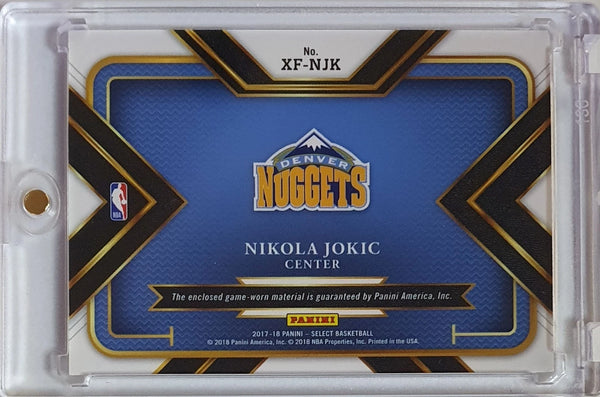 2017 Panini Select Nikola Jokic #PATCH Game Worn Jersey - Ready to Grade