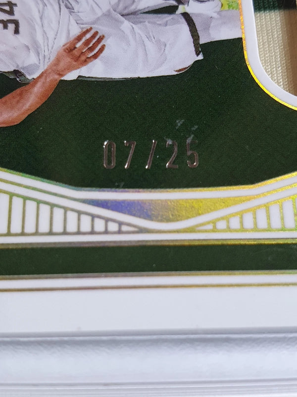 2024 National Treasures Giannis Antetokounmpo #PATCH PRIME /25 Game Worn Jersey
