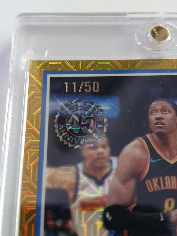 2025 Topps Jalen Williams #TC-JW GOLD MOJO REFRACTOR /50 1980-81 Topps Chrome