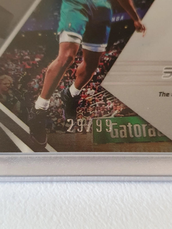 2022 Panini Spectra Larry Johnson #AUTO SILVER /99 Sky High Signatures - Rare