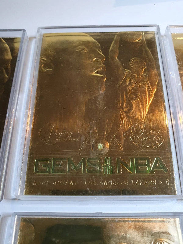 1998 Fleer Gems of the NBA 23K GOLD 6 Card Set + Game Breakers - Michael Jordan
