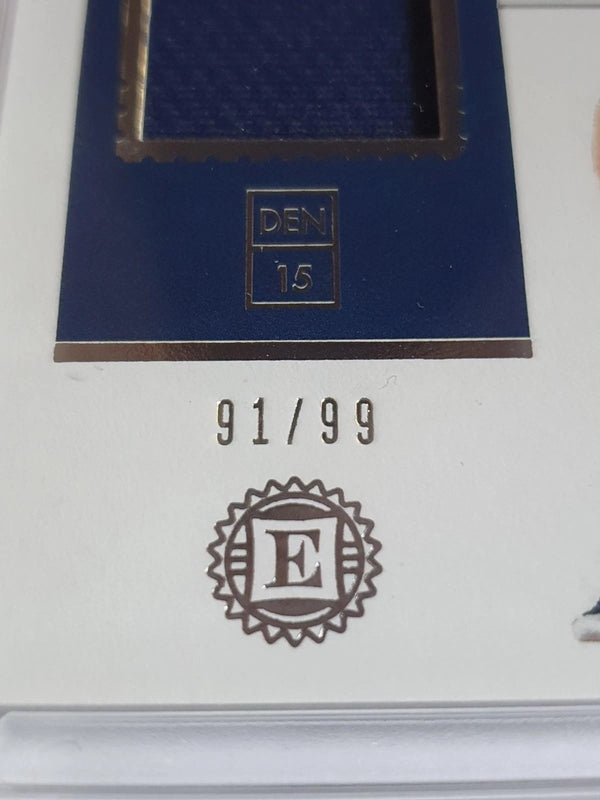 2018 Panini Encased Nikola Jokic #PATCH /99 Game Worn Jersey - Ready to Grade