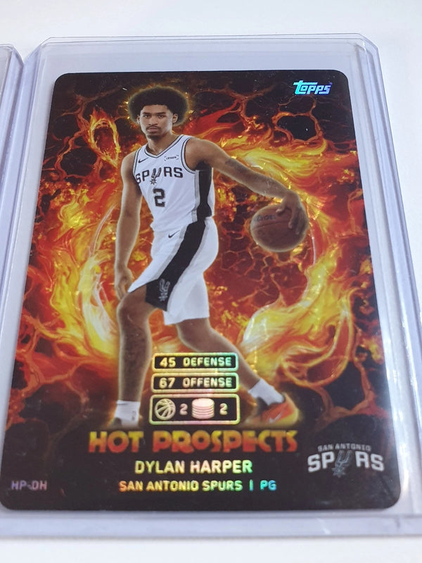 2025 Topps Match Attax Dylan Harper Lot of 2 x Rookie #122 #HP-DH - Rare