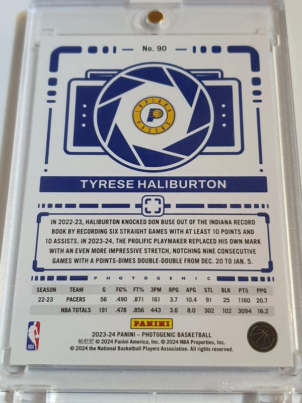 2023 Panini Photogenic Tyrese Haliburton #80 WEDGES /49 Holo - Ready to Grade